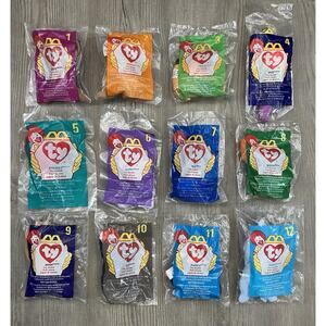McDonald’s Happy Meal Ty Beanie Babies 1998 Set 1-12